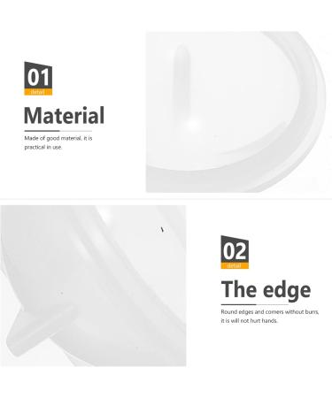 Plafope 2ST Wax Melting Shell & Seal Warmer | Silicone Bowl & Wax Spoon Cleaning Tool | Portable White Wax Heating Insert - Buy Online on GoSupps.com