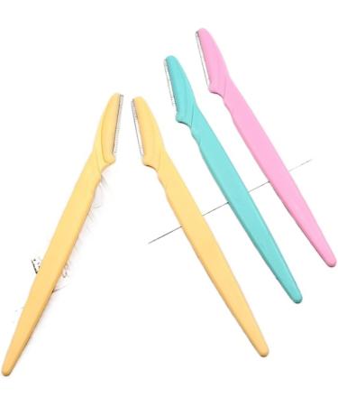 Nfegsiya 10pcs Eyebrow Razor Trimmer Set - Women's Face & Bikini Hair Remover Makeup Tools - Pink - Buy Online on GoSupps.com
