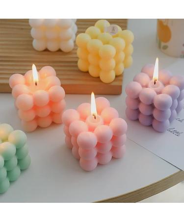 6Pcs Silicone Candle Molds Set for DIY Scented Candle Making - Bubble Candle, 3D Silicone Mold, Perfect for Soy Wax, Soap, and Baking Desserts - Buy Online on GoSupps.com