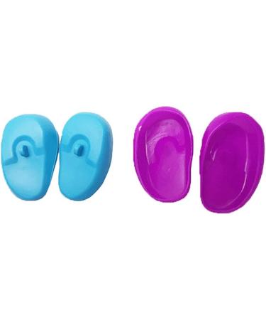 3 Pairs Soft Plastic Earmuffs for Hair Dyeing - Ear Cover Protector & Hairdressing Tool with Baked Oil - Random Color - Buy Online on GoSupps.com