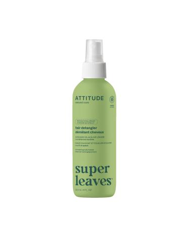 ATTITUDE D m lant Sans Rincage pour Cheveux Nourrit & Apaise les Cheveux Extrait Huile d'Avocat & Feuilles d'Olivier Soin Capillaire V gane Produit Coiffant Parfum Poire & Ambre 240 mL