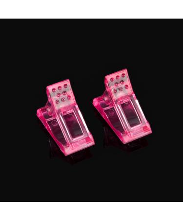 Parieo 9 Pieces Nail Tips Clips Assorted Color Poly Gel Nail Finger Extension UV LED Builder Clip for Manicure Nail Art - Buy Online on GoSupps.com