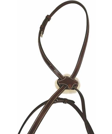 Henri de Rivel Pro Mono Crown Figure 8 Bridle & Rubber Reins - Australian Nut Horse - Buy Online on GoSupps.com