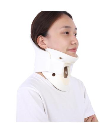 Neck support foam neck rake neck support neck traction device adjustable vertebral support can be used when sleeping and relieves pain and pressure (M (high 14 cm)) Small S (Tall 13cm) Small medium