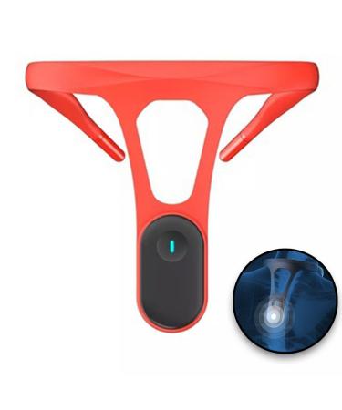 Posture Corrector Neck Posture Corrector with Smart Vibration Reminder Neck Hump Corrector Help Maintain Correct Sitting and Standing Posture Posture Corrector Intelligent(Unisex) red