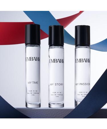 EMBARK Men Perfume Gift Set - 3 x 15ml | Diwali Gifting Idea | Luxury Fragrance for Men Combo - MY PASSION + MY TIME + MY STORY - Buy Online on GoSupps.com