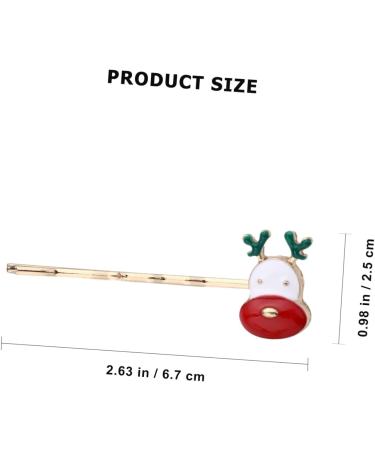 FRCOLOR 3 Christmas Hair Clips Girl Santa Hair Clip Snowman Hair Clips Cute Pin Xmas Bobby Pins Snowman Alloy Hairpins Hair Clips for Kids Party Hairpin Decorate Child Metal Cartoon - Buy Online on GoSupps.com