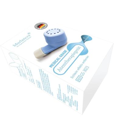 Murlancra Lung Exerciser and Mucus Clearing Device Breathing Mucus Clearing Relief Remover Blue - Buy Online on GoSupps.com