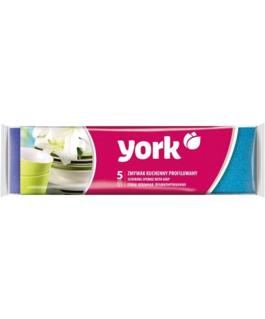 York Cleaning Sponge with Grip Groove | Lightweight 33g - Ideal for Effortless Cleaning | Shop Internationally - Buy Online on GoSupps.com