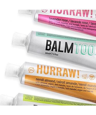 Hurraw! Balmtoo Squeezable Balm - Sandalwood Fir | Ultra-Moisturizing Natural & Organic Balm for Face Body Lips | 1 Tube 7 Sticks | Made in USA - Buy Online on GoSupps.com
