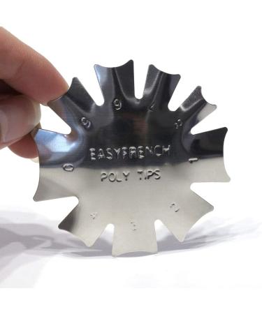 1pcs Line Edge Easy French Smile Cut Nail Stencil Cutter Trimmer Clipper Multi-Size Files Poly Tips Gel Nail Manicure Tool BE673 - (Color: 02) - Buy Online on GoSupps.com