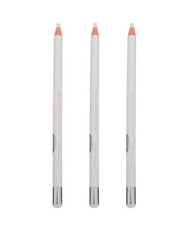 PRETYZOOM Lot de 3 Crayons Eye-Liner Blancs Fins Stylo de Maquillage Surligneur Compact Crayon Paupi res Blanc L ger pour Maquillage des Yeux Professionnel et Usage Quotidien