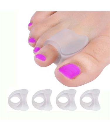 Jinlanshop Gel Toe Caps - Large Toe Extensor Spreader for Hallux Valgus Overlapping & Hammer Toes Relief - Buy Online on GoSupps.com