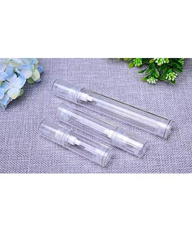 12Pcs Portable Empty Refillable Clear Plastic Airless Vacuum Pump Bottle Cosmetic Make-up Cream Lotion Sample Packing Toiletries Liquid Storage Container Vial Jars(10ml/0.34oz) 10ml/0.34 Ounce - Buy Online on GoSupps.com