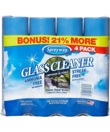 Sprayway Ammonia-Free Glass Cleaner, Foaming Action