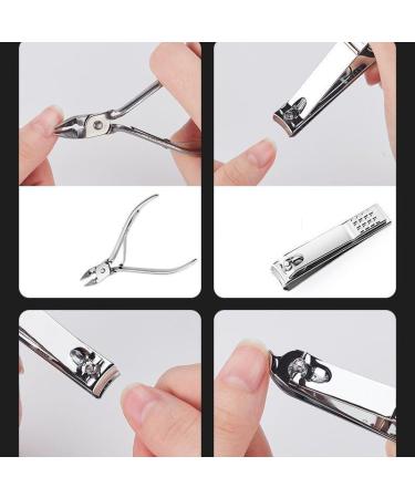 ZSLBMD Nail Clippers Special Pedicure Set Home Nail Clipper Ear Scoop Light Grey B - Buy Online on GoSupps.com