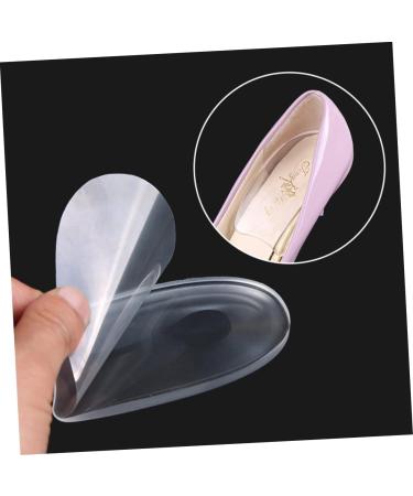 FRCOLOR U Shape Heel Pads - Transparent Cushion Insoles for High Heels | Plantar Support & Comfort - Buy Online on GoSupps.com