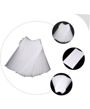 WOFASHPURET 50 Sheets Pearl Cotton Highlighter Hair Wrap Paper Hair Coloring Kit Hair Bleach Tools Hair Dye Brush and Bowl Hair Wrapping Paper Strips Hair Dye Paper Salon Supply Major Suite 40x13cm White - Buy Online on GoSupps.com