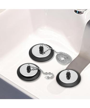 Upgrades Sink Stoppers Set Rubber Drain Plugs with Hand Hook Simple Installation Suitable for Kitchen & Bathroom Sinks 5cm sets - Buy Online on GoSupps.com