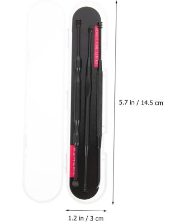 Hemoton 1 Set Ear Pick Limpiador De Oidos Household Tools Portable Ear Pick Ear Wax Digger Ear Spoon Cleaner Dual Use Earwax Tool Ear Supplies Stainless Steel Earwax Tool Black Outdoor - Buy Online on GoSupps.com