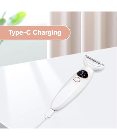 Carehabi 5in1 intimate shaver for women electric shaver for women intimate zone IPX7 waterproof USB trimmer for face eyebrows body bikini zone without charging station - Buy Online on GoSupps.com