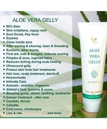 Shop 100% Stabilized Aloe Vera Gelly 4fl. oz - Limited Edition - International Shipping Available - Buy Online on GoSupps.com