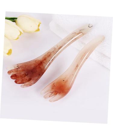 Beaupretty 2-in-1 Massage Brush & Gua Sha Tool - Jade Comb for Scalp Therapy & Hair Care | International Shipping Available - Buy Online on GoSupps.com