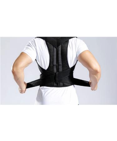 n/a Adjustable Posture Corrector Back Support Shoulder Back Brace Posture Correction Spine Postural Fixer Tape (Color : Black Size : XL code) Handmade Full moon lofty ambition - Buy Online on GoSupps.com