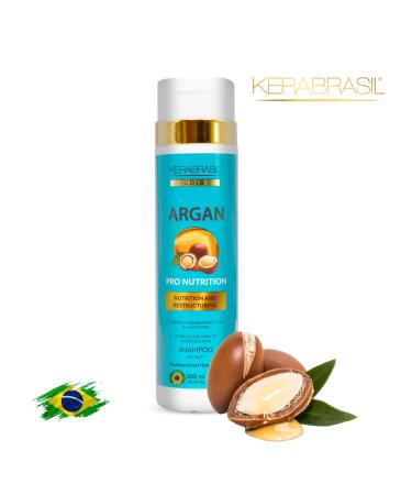 Argan Oil Nourishing Shampoo 300ml | Revitalize Hair Add Shine & Softness | Keratin-Enriched Vitamins & Essential Fatty Acids - Buy Online on GoSupps.com