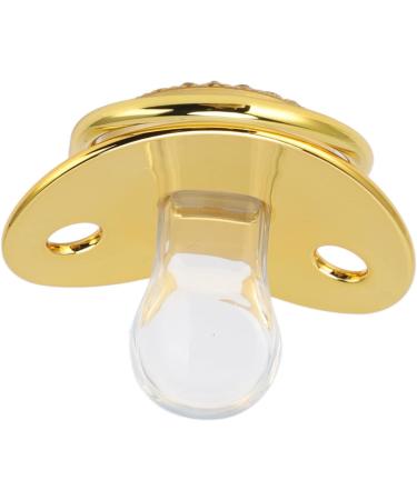 Alomejor Baby Pacifier - Ultra Light Soft Bling Silicone for 6-18 Months Infant (Gold) - Buy Online on GoSupps.com