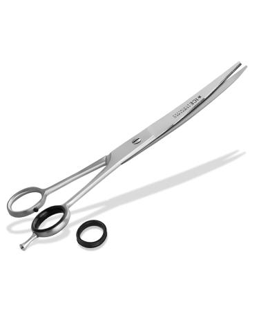 Professional hair scissors for dogs | Dog scissors and fur scissors | Curved scissors for fur and hair 20.32 cm