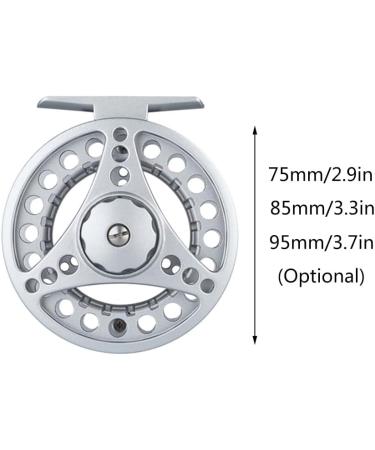 Buy Fly Fishing Rolls - Aluminum Alloy Fly Reels for Trout Bass & Carp | Sizes 7/8 5/6 3/4 - Black/Silver - Buy Online on GoSupps.com