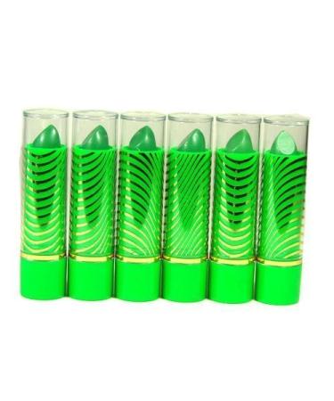 Aloe Vera Color Change Mood Lipstick Assorted Lipsticks 6 pc Green 1 Set-6 Pcs