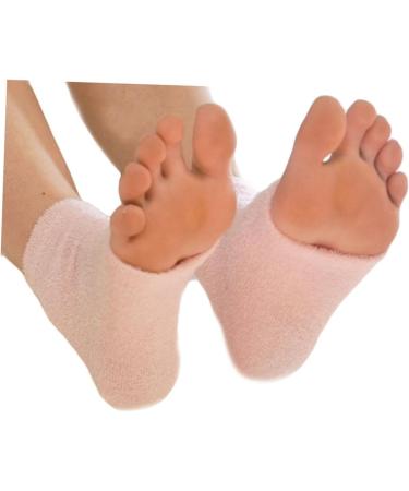 POPETPOP Floral Hair Wreath for Girls Spa Moisturising Heel Sock Lined Toeless Spa Socks Toeless Socks for Women Spa Foot Sleeve Spa Moisturising Sock Heel Socks Miss Moisturizing Leg Socks - Buy Online on GoSupps.com