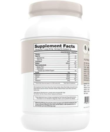 Premium Vegan Protein Powder - Organic Gluten-Free Soy-Free Salted Caramel | Plant-Based Protein | Sweetened with Stevia - Buy Online on GoSupps.com