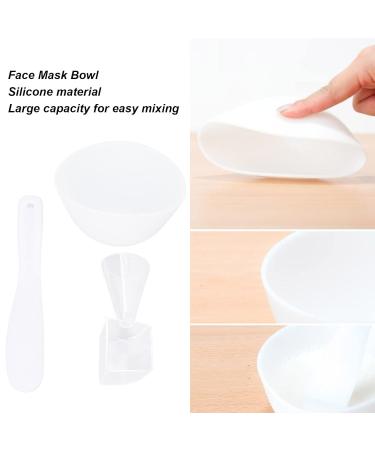 Face Mask Mixing Bowl Set - Silicone Facial Mask Bowls & Spatula Kit for Skin Care - Washable Reusable Clay Mask Applicator for Men & Women - Buy Online on GoSupps.com