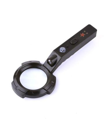 Magnifiers Handheld Magnifier Outdoor Compass/Illumination Led Enlargement Mirror Optical Reading Magnifier Microscope Optical Lenses Protect Vision Without Hurting Eyes Lofty Ambition
