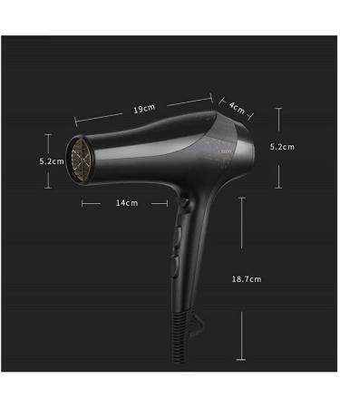 ADITAM 2000W Professional Salon Hair Dryer Nano Ionic Negative Ionic Blow Dryer Ac Motor Fast Dry Low Noise Hair Blow Dryer 2 Speed and 3 Heat Setting Double The Comfort - Buy Online on GoSupps.com