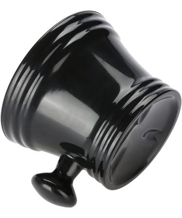 Cyllde Foam Shaving Soap Cream Bowl - Black Plastic Shaving Bowl for Men | Purchase Internationally - Buy Online on GoSupps.com
