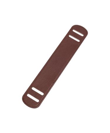 UxicRuya Leather Shoulder Strap Replacement Shoulder Rest for Laptop Case Tote Brown L