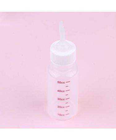 Baby Pet Feeding Bottle 50 Ml Squeeze Liquid Bottle for Kitten Puppy Small Animals Feeding Tool Pointed Milk Feeder with Scale 6 Pcs - Buy Online on GoSupps.com