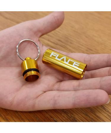 Flare Audio Capsule Yellow - Waterproof Keychain | Lightweight Aluminum & Robust Design for International Shipping - Buy Online on GoSupps.com