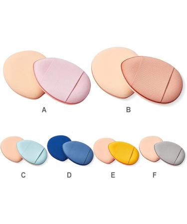 dijiusidy Mini Portable Facial Powder Foundation Puff Washable Makeup Concealer Sponge Cosmetics Supply Professional Salon Light Brown - Buy Online on GoSupps.com
