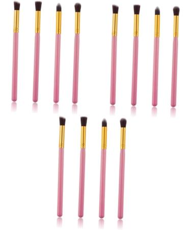 Hemoton 12 Pcs Eye Make-up Brush Kit Highlighter Brushes Eye Cosmetic Brushes Foundation Makeup Brush mediumx3pcs Pink+goldx3pcs - Buy Online on GoSupps.com