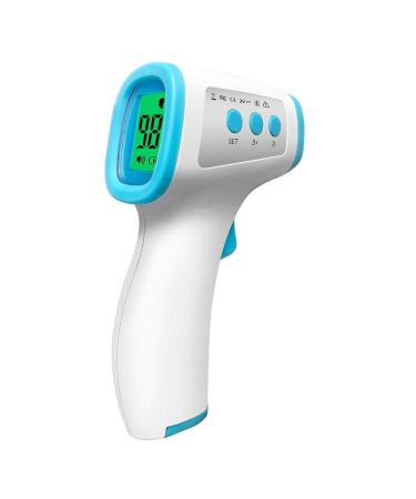 Non-Contact Forehead Thermometer for Adults and Children No Touch Infrared Thermometer Gun Medical Device with Instant Temperature Check Accurate Digital Readings and 3-Colour LCD Backlight Display