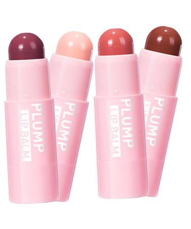 FOMIYES 4pcs Lip Gloss Matte Lipsticks for Black Women Lipsticks for Women Long Lasting Lipstick for Women Korean Lipstick Korean Makeup Lip Stick Lip Balm Bulk Matte Lip Plumper