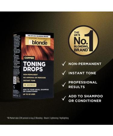 Jerome Russell Bblonde Toning Drops - Copper - Buy Online on GoSupps.com