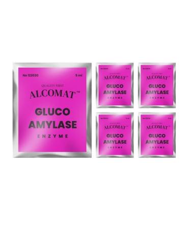 Alcomat GLUCOAMYLASE enzymes | for saccharification during the mashing process | alcohol fermentation yeast yeast distiller's yeast | 5ml | 5 pieces