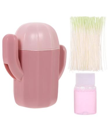 SUPVOX Ear Cleaner Ear Cleaner Ear Cleaner 240Pcs Convenient Ear Piercing Cleaners Portable Ear Hole Cleaners Daily Ear Flosses Ear Cleaners Ear Cleaners Piercing Cleaner 7.5X6.6CM Pink