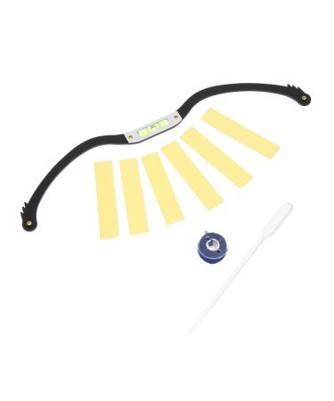 FOMIYES 1pc Ruler Horizontal Auxiliary Shaper Measuring Eyebrow Professional Marker Mapping Measure Tool
